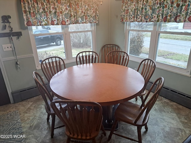 view of dining space