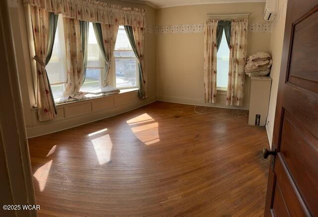 bedroom with parquet floors