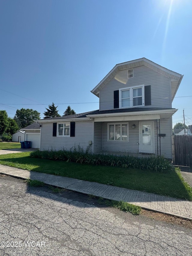 110 Heisel St, Kenton, OH 43326 - view of front of property featuring covered porch