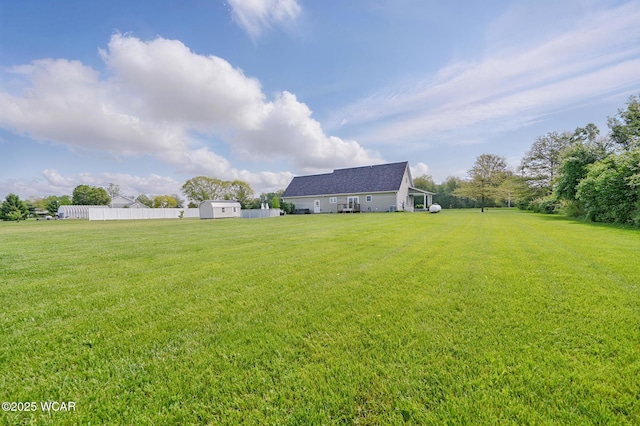 1106 S Grubb Rd, Lima, OH 45806 - view of yard with a storage shed and an outdoor structure