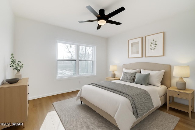 1771 Baty Rd, Lima, OH 45807 - bedroom featuring wood finished floors and a ceiling fan
