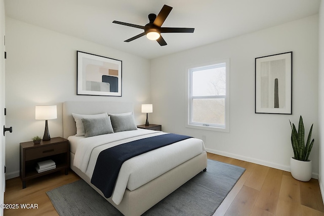 1771 Baty Rd, Lima, OH 45807 - bedroom featuring light wood-type flooring and ceiling fan