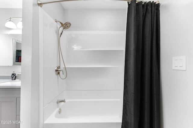 2435 Bible Rd, Lima, OH 45801 - full bath featuring shower / tub combo and vanity
