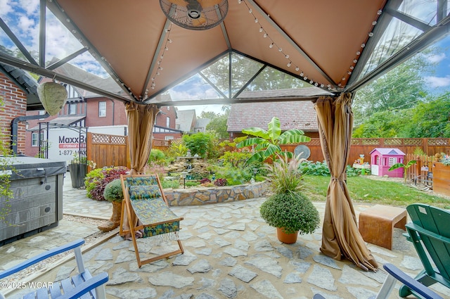 view of patio / terrace featuring grilling area