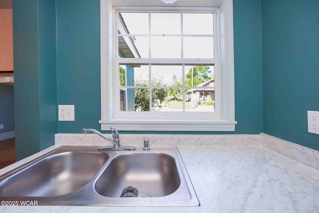 503 N Main St, Bluffton, OH 45817 - kitchen view of a sink and light countertops