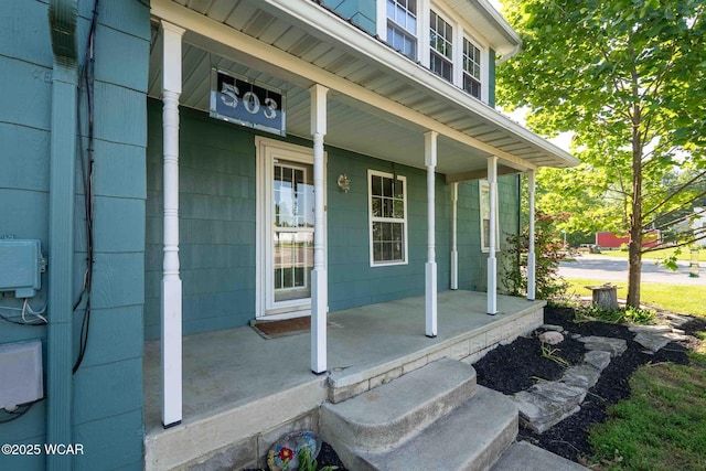 503 N Main St, Bluffton, OH 45817 - property entrance with covered porch