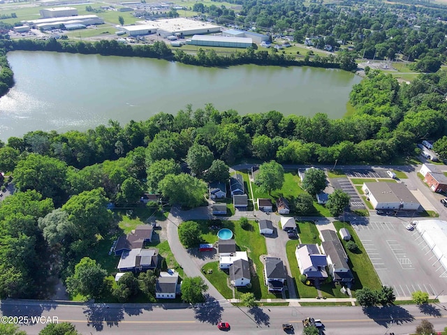 503 N Main St, Bluffton, OH 45817 - drone / aerial view of a nearby body of water