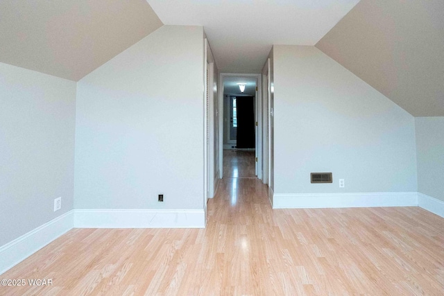 503 N Main St, Bluffton, OH 45817 - additional living space featuring light wood finished floors and vaulted ceiling