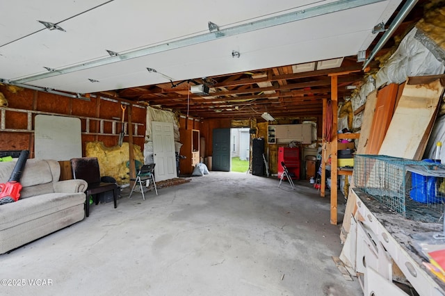 605 Hendricks Ave, Saint Marys, OH 45885 - garage with a garage door opener