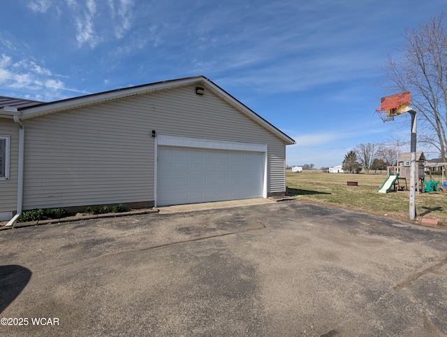 217 Center St, Vaughnsville, OH 45893 - view of garage