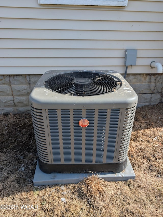 217 Center St, Vaughnsville, OH 45893 - details with central AC unit