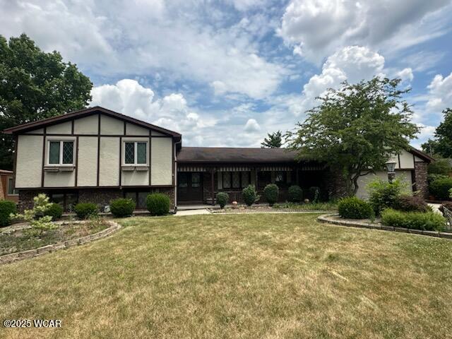 1317 Timberlane Dr, Lima, OH 45805 - view of front of property featuring a front lawn