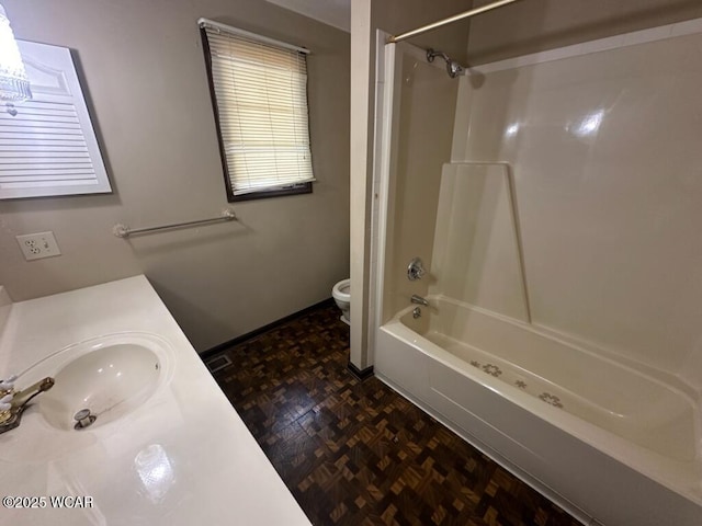 1317 Timberlane Dr, Lima, OH 45805 - full bathroom featuring shower / tub combination and vanity