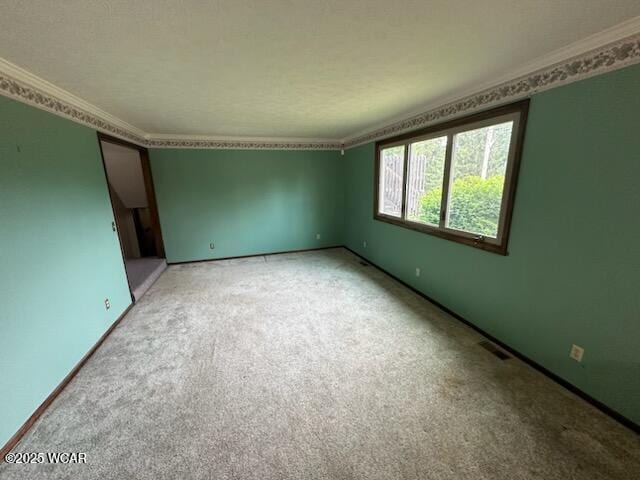 1317 Timberlane Dr, Lima, OH 45805 - unfurnished room with ornamental molding and light colored carpet