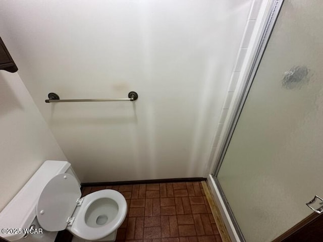 1317 Timberlane Dr, Lima, OH 45805 - full bathroom with a shower stall and brick patterned floors