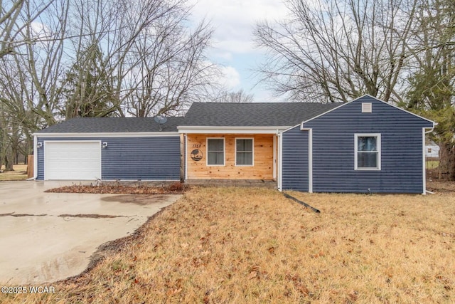 1758 W Hume Rd, Lima, OH 45806 - single story home featuring a garage and a front lawn