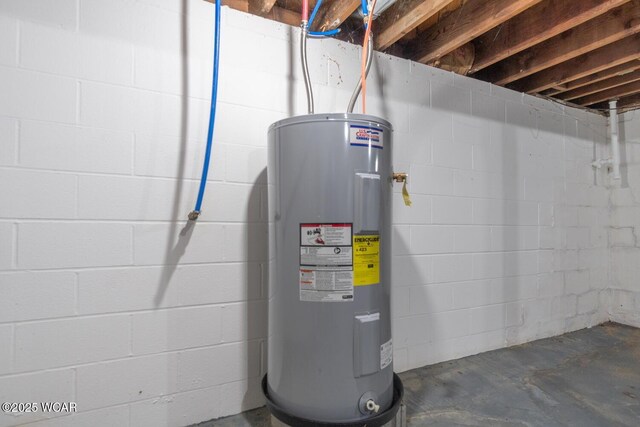 1758 W Hume Rd, Lima, OH 45806 - utility room with electric water heater