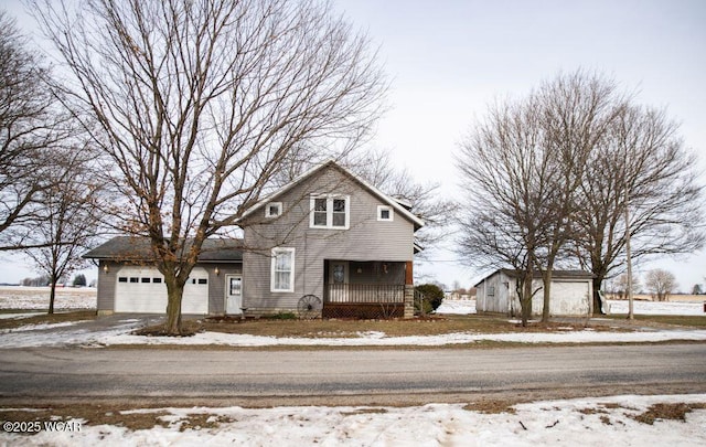 front facade featuring a garage