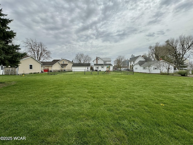 111 E Ottawa-Glandorf Rd, Ottawa, OH 45875 - view of yard featuring a playground and fence