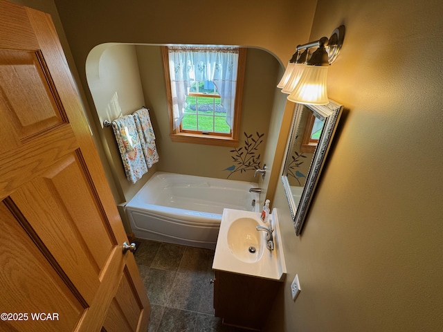 242 S Main St, Ottawa, OH 45875 - bathroom with a garden tub and vanity