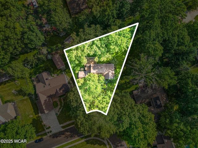 800 Heritage Dr, Lima, OH 45804 - aerial view of property's location with property parcel outlined