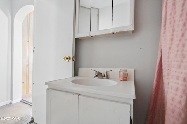 402 S Fifth St, Continental, OH 45831 - bathroom with vanity
