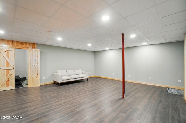 3467 Weldon Dr, Lima, OH 45806 - unfurnished room featuring wood finished floors, baseboards, and recessed lighting