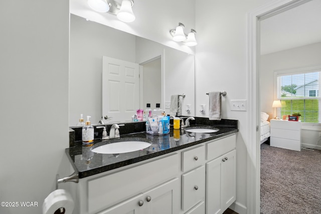 3467 Weldon Dr, Lima, OH 45806 - full bath with double vanity and ensuite bath