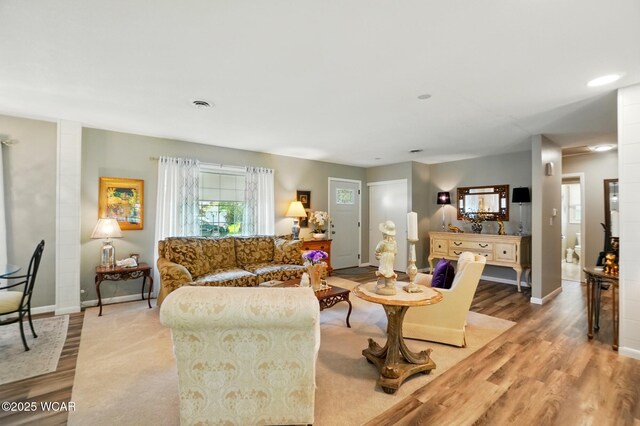 2101 Kimberly Dr, Lima, OH 45805 - living area with light wood-type flooring and baseboards