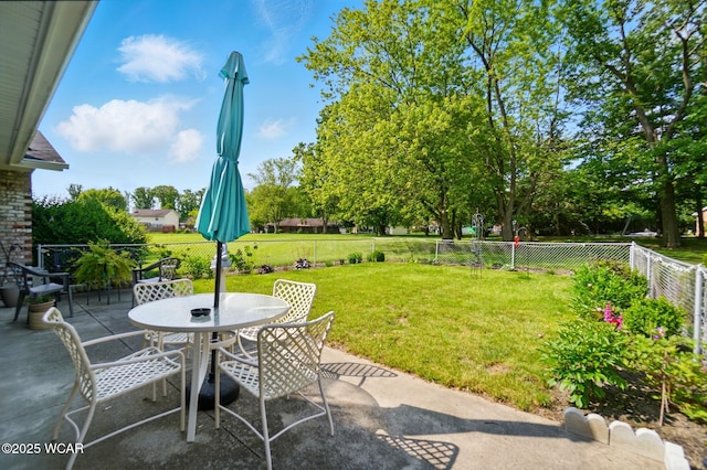 2101 Kimberly Dr, Lima, OH 45805 - view of patio / terrace featuring outdoor dining space