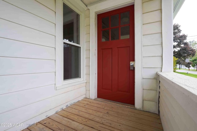 view of property entrance