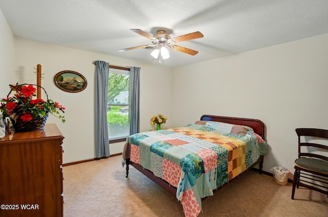 1317 Larry St, Van Wert, OH 45891 - bedroom with light carpet and a ceiling fan