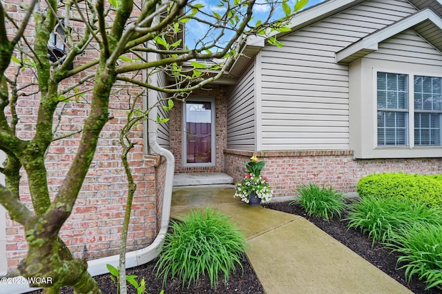 295 Brookview Ct, Lima, OH 45801 - view of exterior entry with brick siding
