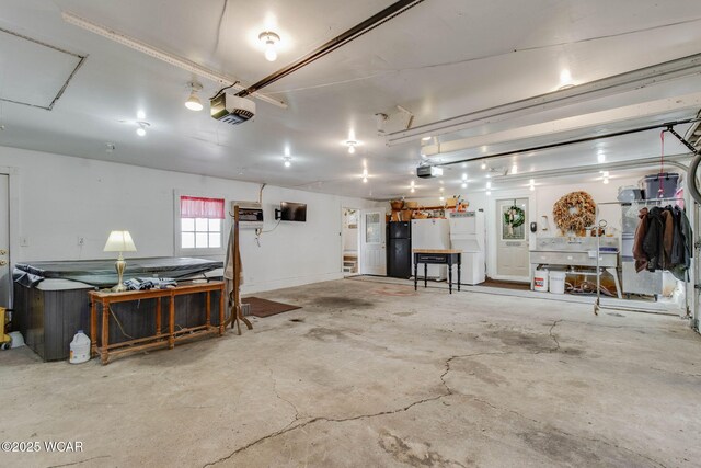 5065 Amherst Rd, Lima, OH 45806 - garage with a garage door opener