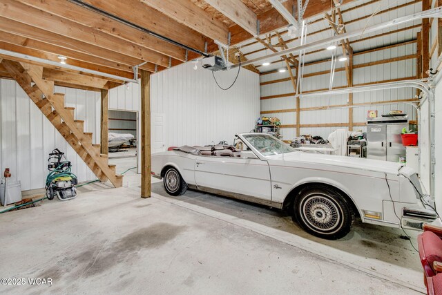 5065 Amherst Rd, Lima, OH 45806 - garage with a garage door opener