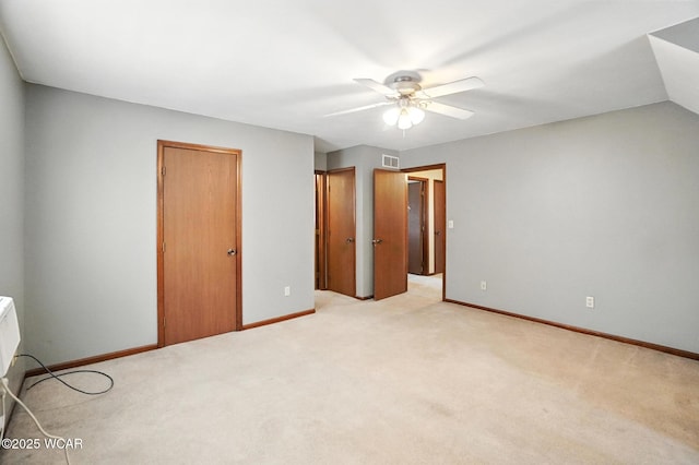 1619 Northbrook Dr, Lima, OH 45805 - unfurnished bedroom with light colored carpet and ceiling fan
