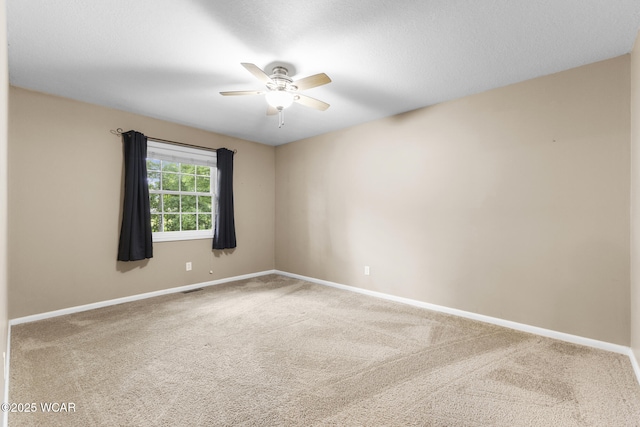 3139 Clifford Dr, Lima, OH 45805 - empty room featuring ceiling fan and carpet floors