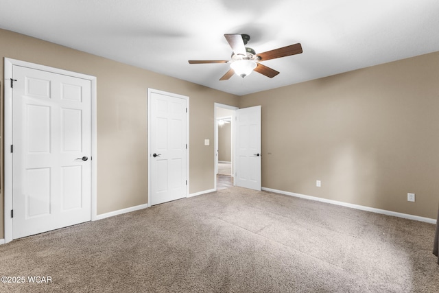 3139 Clifford Dr, Lima, OH 45805 - unfurnished bedroom with carpet flooring and ceiling fan