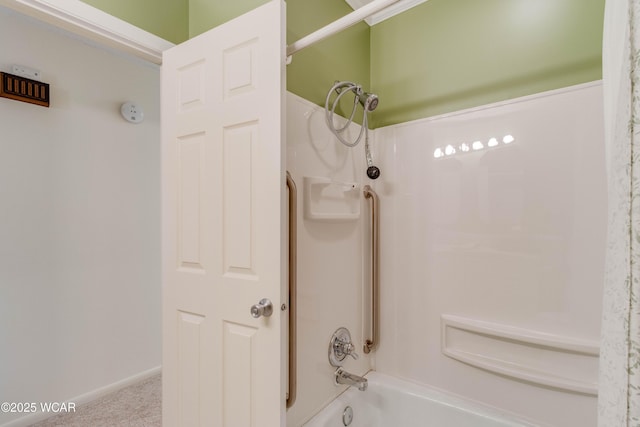 5295 E Rd, Lima, OH 45807 - bathroom with baseboards and  shower combination