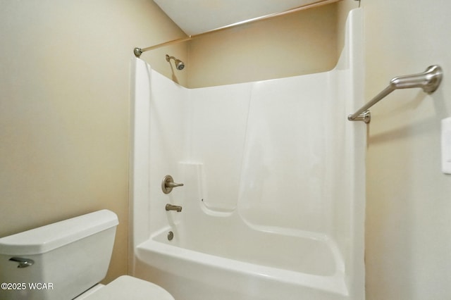 4441 Indian Hill Dr, Lima, OH 45806 - bathroom featuring toilet and shower / washtub combination