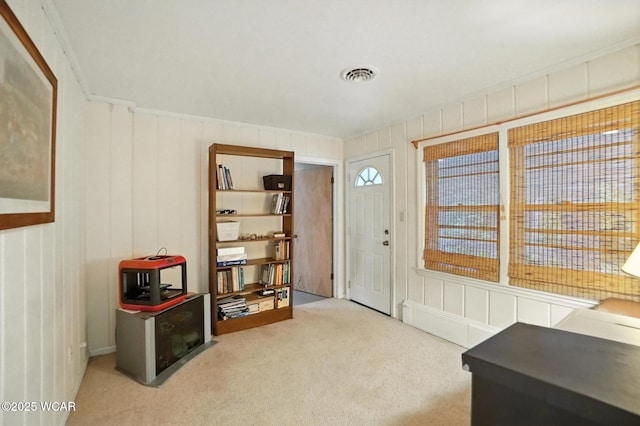 2619 Wendell Ave, Lima, OH 45805 - entrance foyer with carpet floors