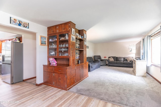 1380 Thomas Rd, New Paris, OH 45347 - living room with light wood-type flooring and baseboards