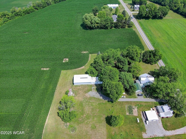 15350 State Route 235, Mount Cory, OH 45868 - aerial view of property and surrounding area featuring rural landscape