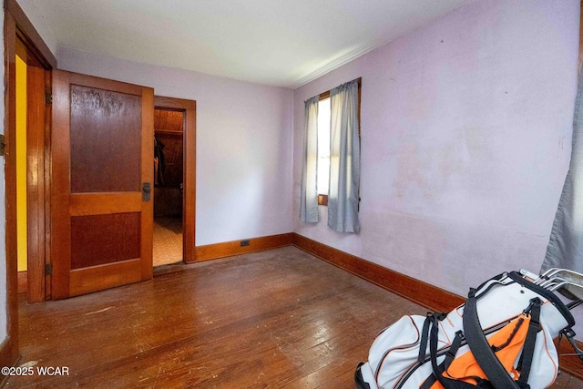 15350 State Route 235, Mount Cory, OH 45868 - interior space featuring hardwood / wood-style floors and baseboards
