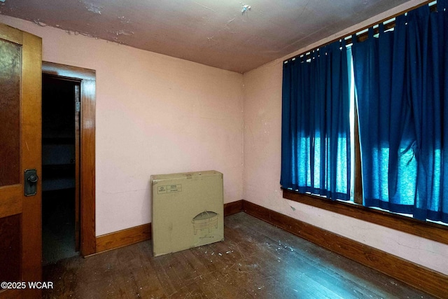 15350 State Route 235, Mount Cory, OH 45868 - unfurnished room with wood finished floors and baseboards