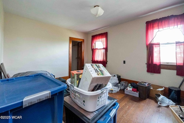 15350 State Route 235, Mount Cory, OH 45868 - misc room with hardwood / wood-style flooring
