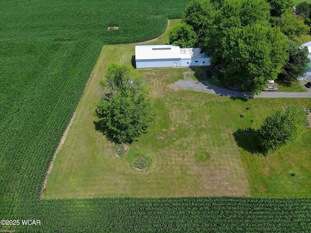 15350 State Route 235, Mount Cory, OH 45868 - aerial view of sparsely populated area featuring rows of crops