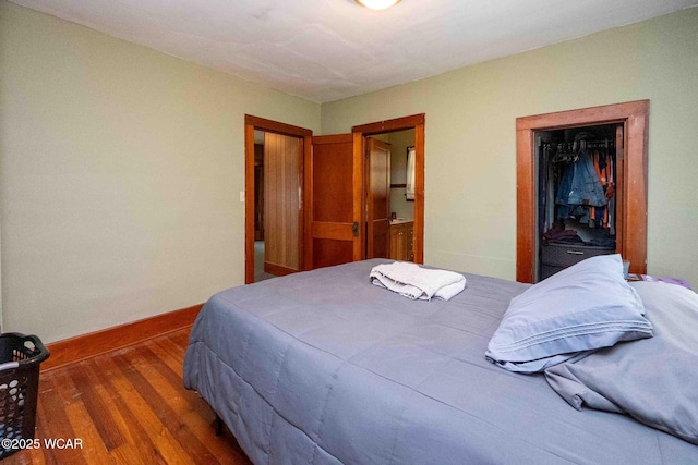 15350 State Route 235, Mount Cory, OH 45868 - bedroom featuring wood finished floors and a closet