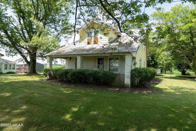 15350 State Route 235, Mount Cory, OH 45868 - view of front of house with a front lawn