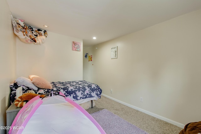 213 Johns Ave, Elida, OH 45807 - bedroom featuring carpet, baseboards, and recessed lighting
